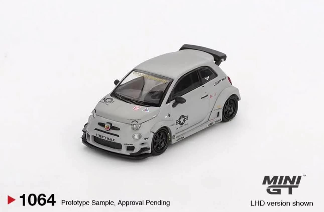 (Pre-Order) Mini GT Abarth 595 LB-WORKS × Abas Works Fighters