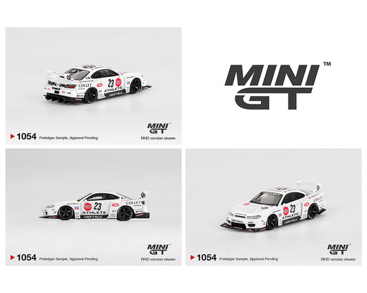 (Preorder) Mini GT 1:64 Nissan LB-Super Silhouette S15 SILVIA ATHLETE – White