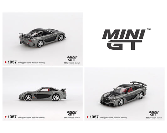 (Preorder) Mini GT 1:64 Mazda RX-7 VeilSide – Fortune Grey