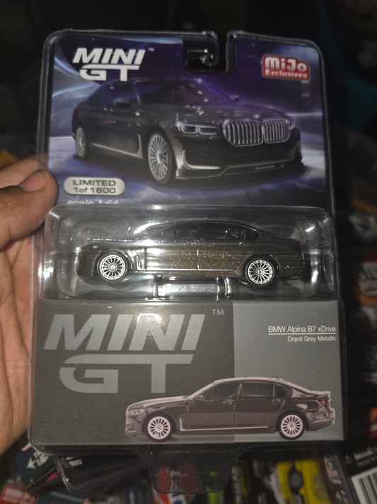 Mini GT BMW Alpina B7 xDrive Dravit Grey Metallic MGT619 1/64