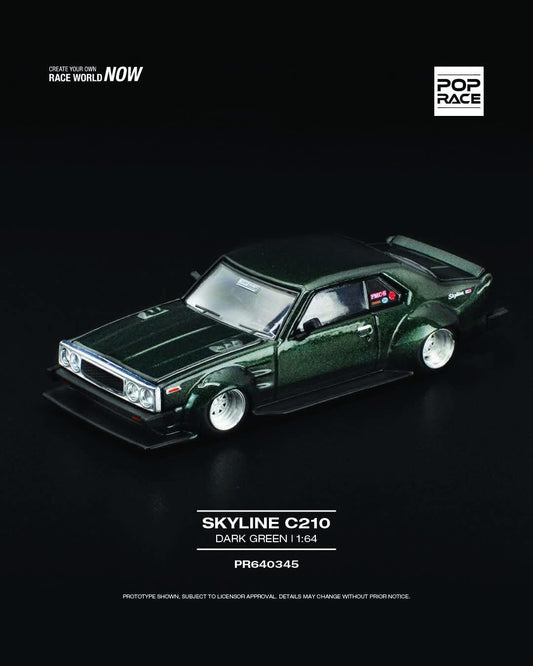 (PREORDER) SKYLINE C210 DARK GREEN NEW TOOLING